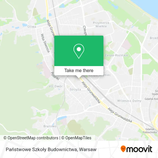 Państwowe Szkoły Budownictwa map