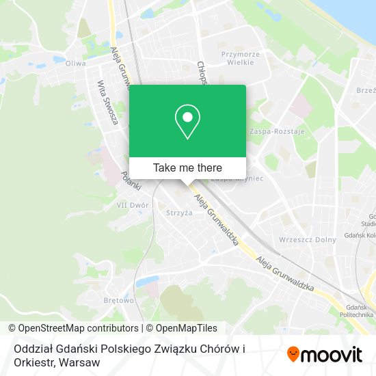 Oddział Gdański Polskiego Związku Chórów i Orkiestr map