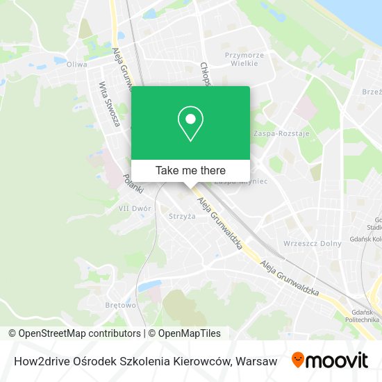 Карта How2drive Ośrodek Szkolenia Kierowców