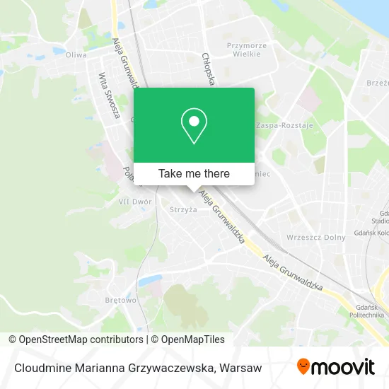 Cloudmine Marianna Grzywaczewska map