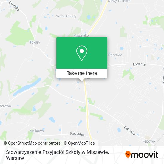 Stowarzyszenie Przyjaciół Szkoły w Miszewie map