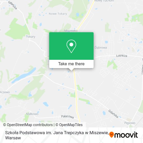 Szkoła Podstawowa im. Jana Trepczyka w Miszewie map