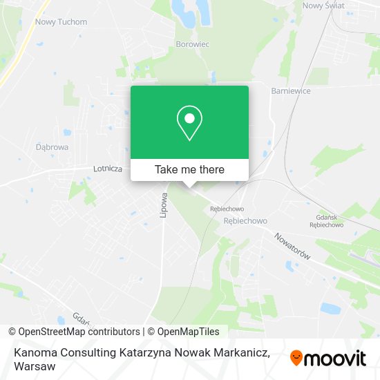 Kanoma Consulting Katarzyna Nowak Markanicz map