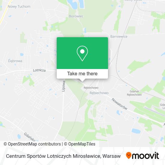 Centrum Sportów Lotniczych Mirosławice map