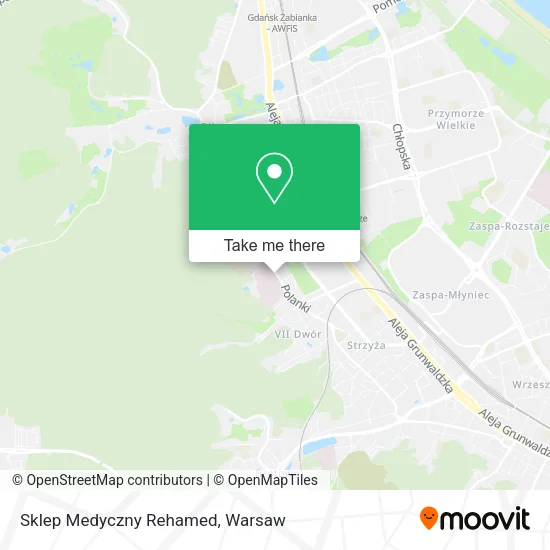 Sklep Medyczny Rehamed map