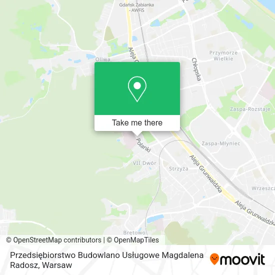 Przedsiębiorstwo Budowlano Usługowe Magdalena Radosz map