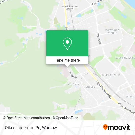 Oikos. sp. z o.o. Pu map
