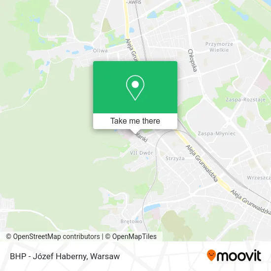 BHP - Józef Haberny map