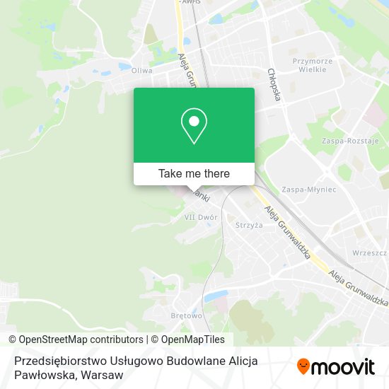 Przedsiębiorstwo Usługowo Budowlane Alicja Pawłowska map