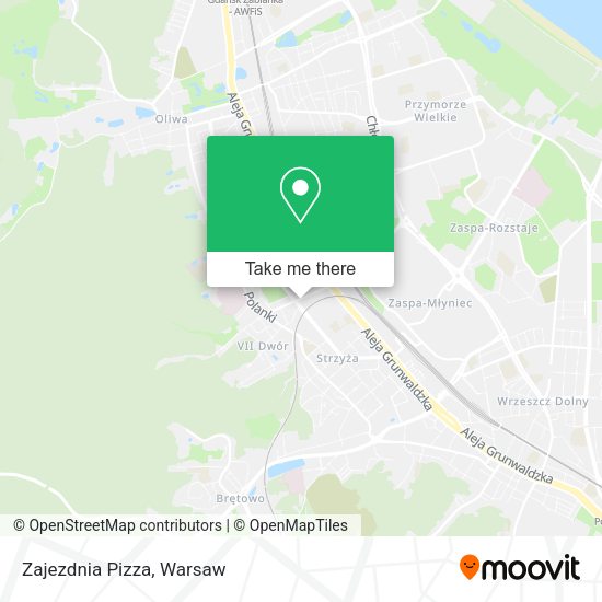 Карта Zajezdnia Pizza