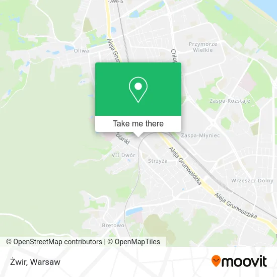 Żwir map