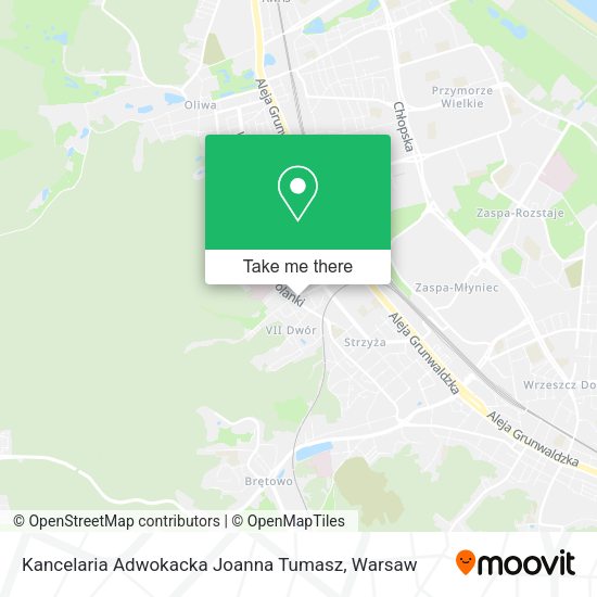 Kancelaria Adwokacka Joanna Tumasz map