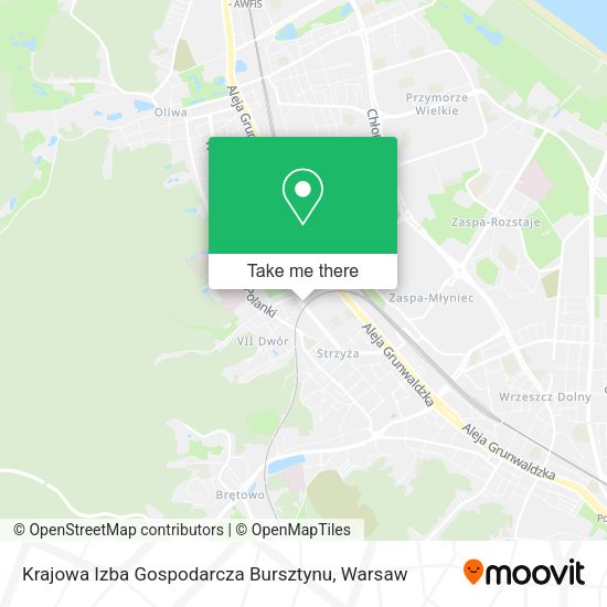 Krajowa Izba Gospodarcza Bursztynu map