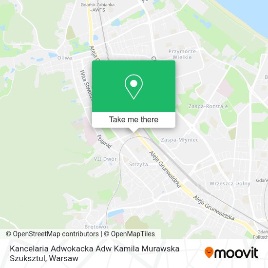 Kancelaria Adwokacka Adw Kamila Murawska Szuksztul map