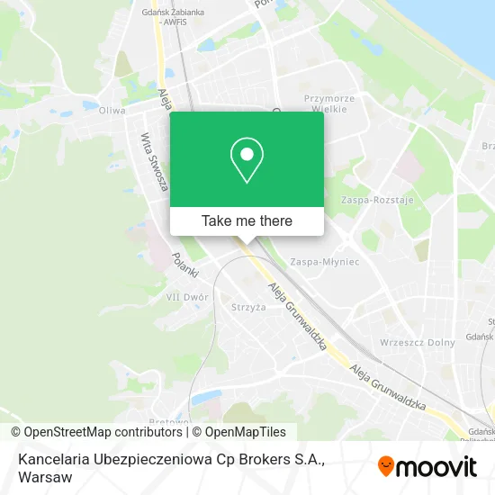 Kancelaria Ubezpieczeniowa Cp Brokers S.A. map