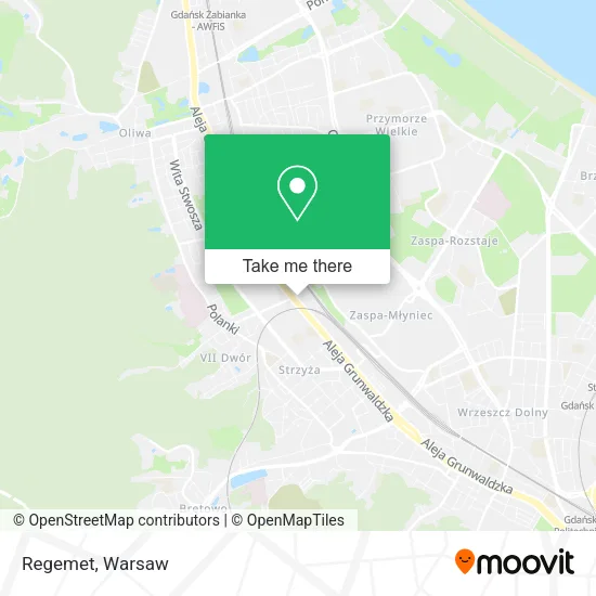 Regemet map