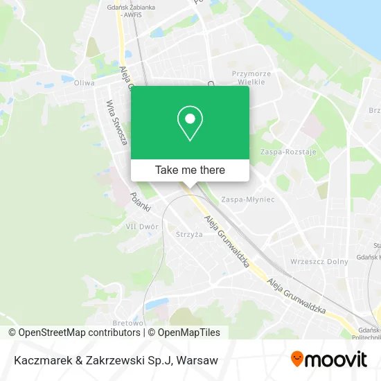 Kaczmarek & Zakrzewski Sp.J map