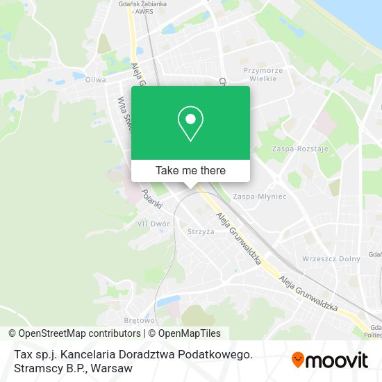 Tax sp.j. Kancelaria Doradztwa Podatkowego. Stramscy B.P. map