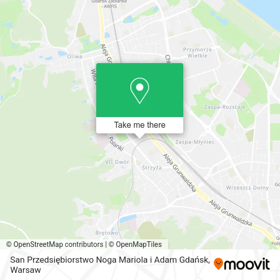 San Przedsiębiorstwo Noga Mariola i Adam Gdańsk map