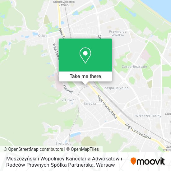 Meszczyński i Wspólnicy Kancelaria Adwokatów i Radców Prawnych Spółka Partnerska map