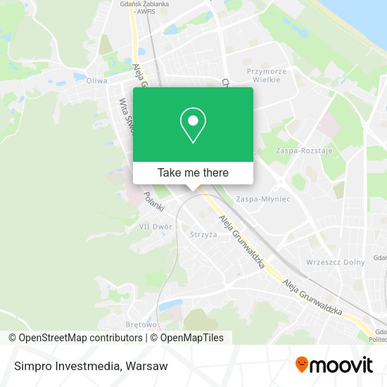 Simpro Investmedia map