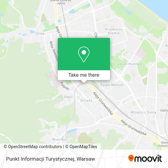 Карта Punkt Informacji Turystycznej