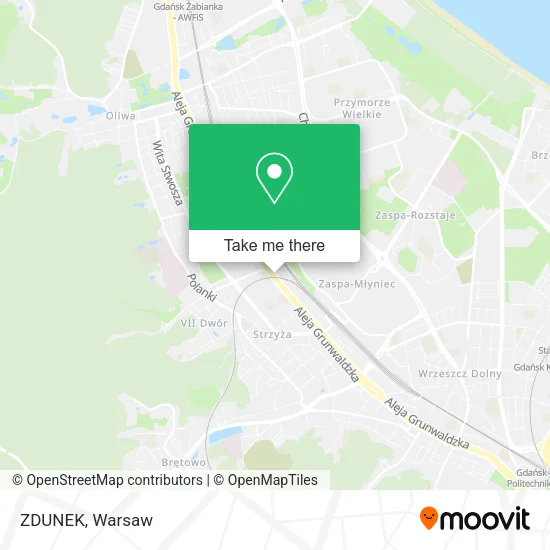 ZDUNEK map