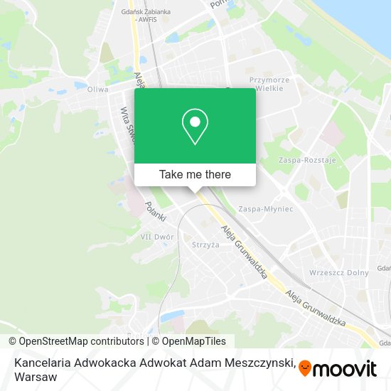 Карта Kancelaria Adwokacka Adwokat Adam Meszczynski