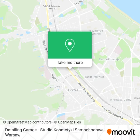 Карта Detailing Garage - Studio Kosmetyki Samochodowej