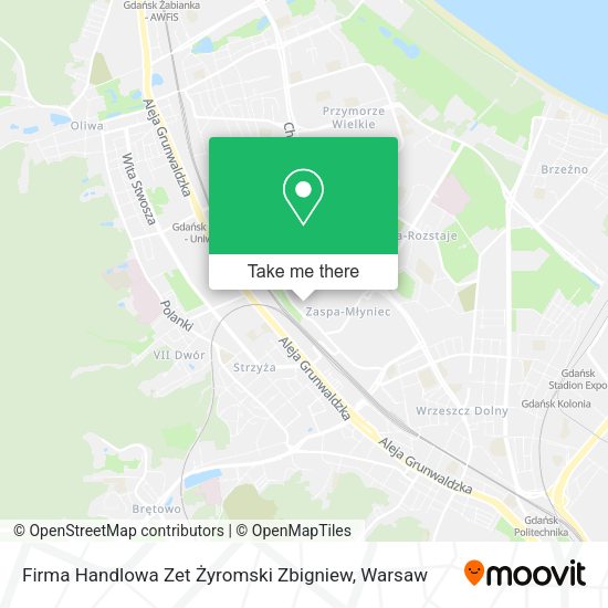 Firma Handlowa Zet Żyromski Zbigniew map