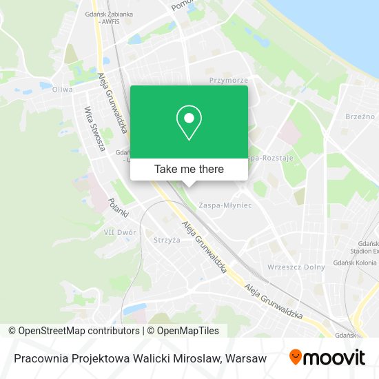 Pracownia Projektowa Walicki Miroslaw map