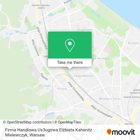 Карта Firma Handlowa Us3ugowa Elżbieta Kahsnitz Mielewczyk