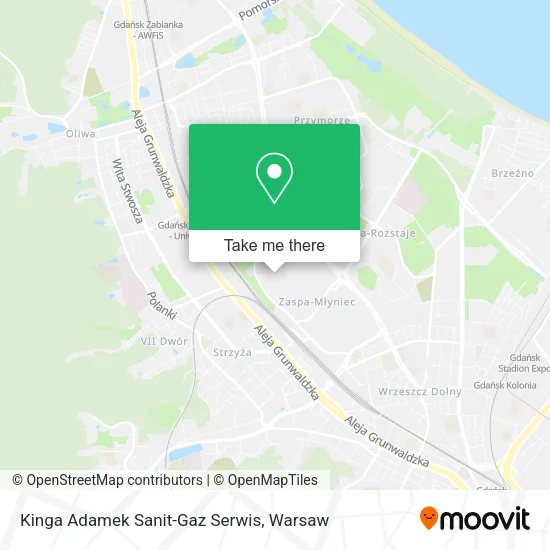 Карта Kinga Adamek Sanit-Gaz Serwis