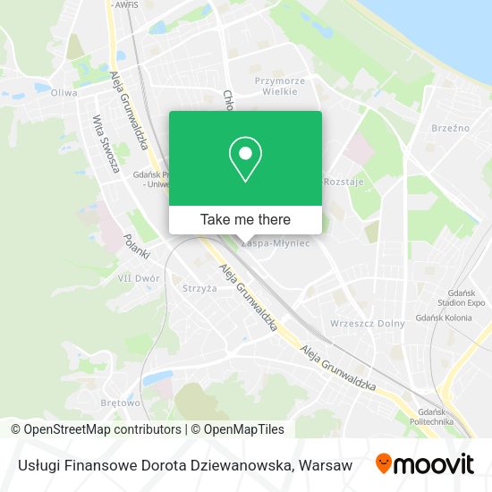 Usługi Finansowe Dorota Dziewanowska map