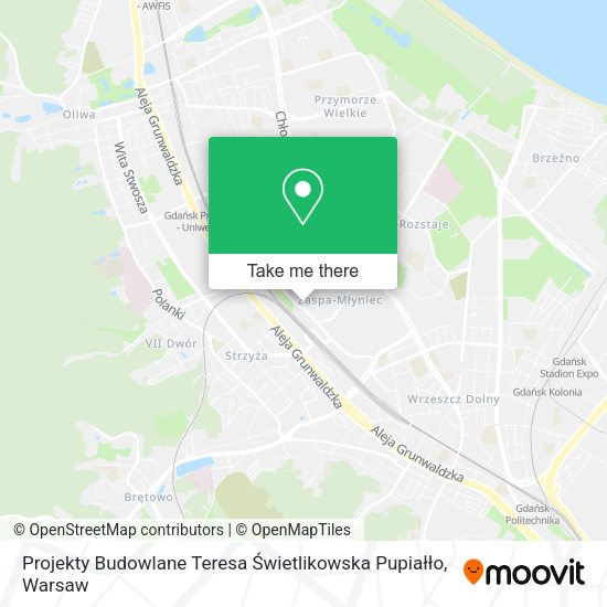 Projekty Budowlane Teresa Świetlikowska Pupiałło map