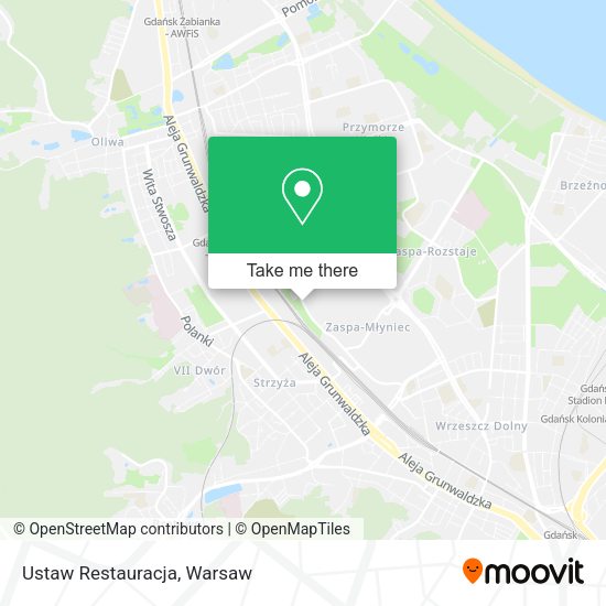 Ustaw Restauracja map