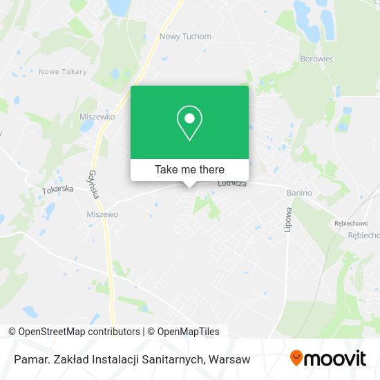 Pamar. Zakład Instalacji Sanitarnych map