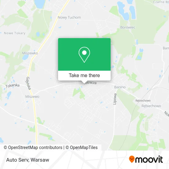 Карта Auto Serv