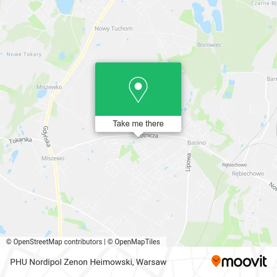 Карта PHU Nordipol Zenon Heimowski