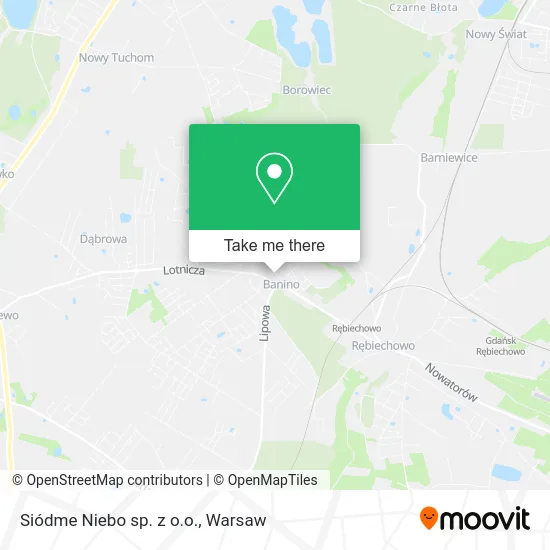 Карта Siódme Niebo sp. z o.o.