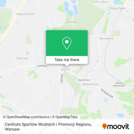 Centrum Sportów Wodnych i Promocji Regionu map