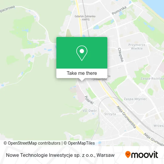 Карта Nowe Technologie Inwestycje sp. z o.o.