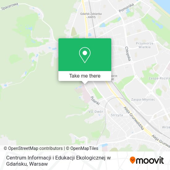 Centrum Informacji i Edukacji Ekologicznej w Gdańsku map