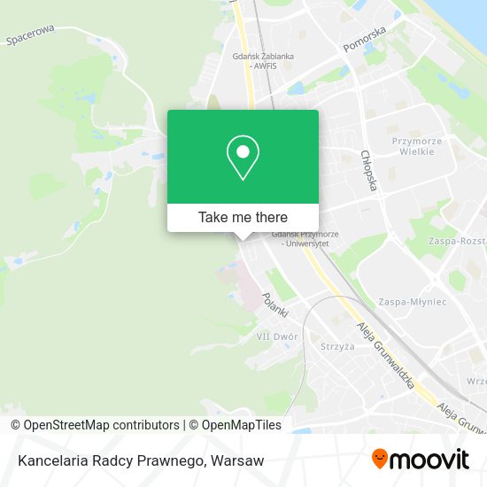 Kancelaria Radcy Prawnego map