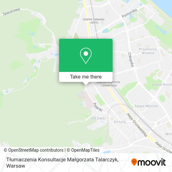 Tłumaczenia Konsultacje Małgorzata Talarczyk map