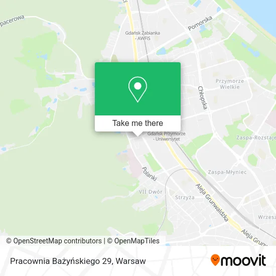Pracownia Bażyńskiego 29 map