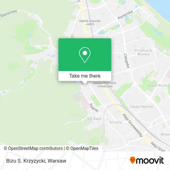 Bizu S. Krzyzycki map