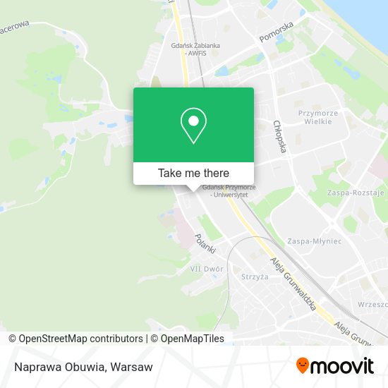 Naprawa Obuwia map