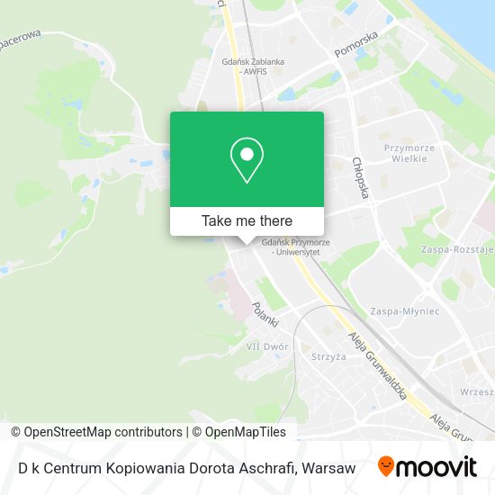 D k Centrum Kopiowania Dorota Aschrafi map