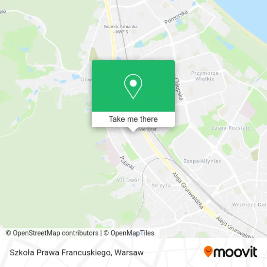 Карта Szkoła Prawa Francuskiego